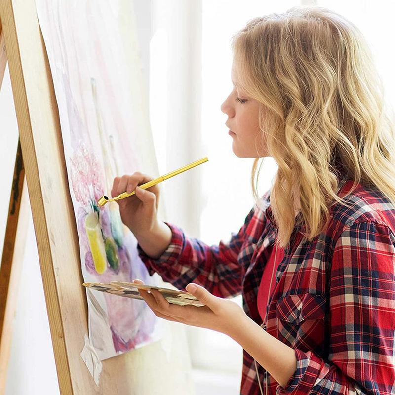 

Кисть-корректор с тонким аппликатором, алюминиевая ручка для жидкости, прецизионная ручка для коррекции, многоразовая ручка для детализации, для металла GERMANY