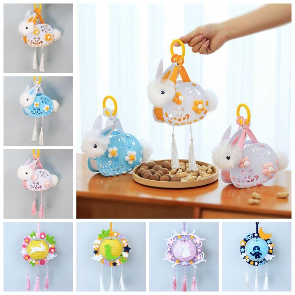 

Bunny DIY Handheld Rabbit Lantern LED Luminous Toys Children Kid