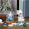 1 Set Resin Starfish Sand Dollars Sea Glass Ocean Themed Crafts DIY Accessories Coastal Decorations for Beach Weddings Nautical Party Decor