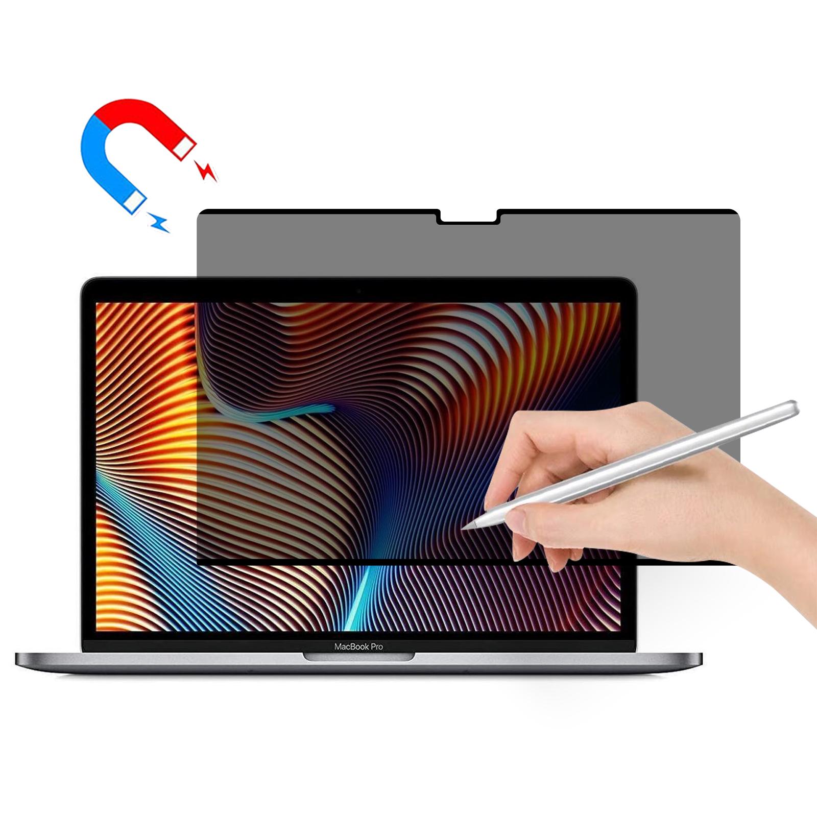 

Папероподібна захисна плівка для екрана для MacBook Pro 15 дюймів (2018-2019) A1990/(2017 р)/(2016 р) A1707 Магнітна Багаторазова Матова ПЕТ Плівка для Планшета з Захистом від Підглядання