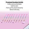 10PCS Makeup Brushes Set Soft Bristles Brushes Kit for Blush Eye Shadow Eyebrow Highlight