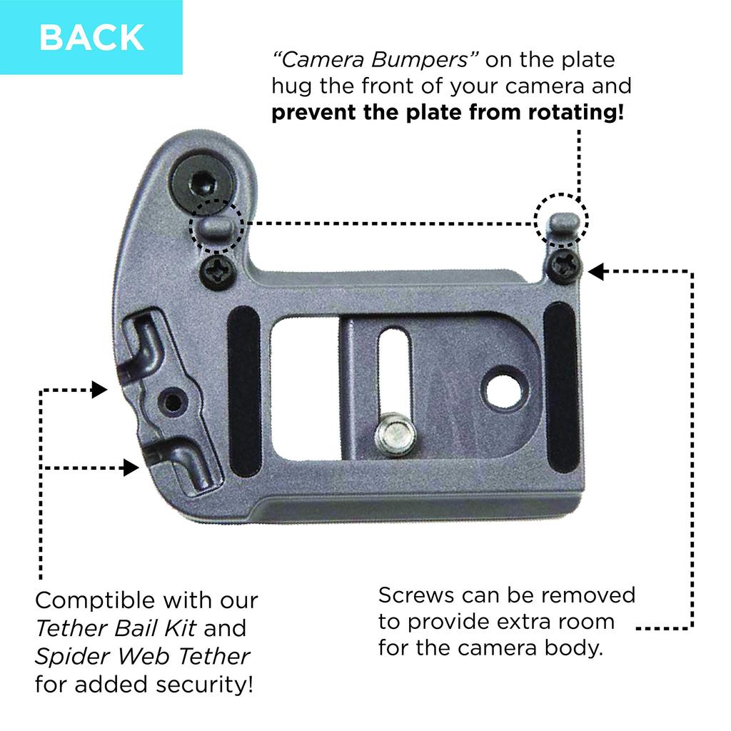 SpiderHolster SpiderLight Holster and Plate Box Set for Mirrorless and Compact DSLR Cameras