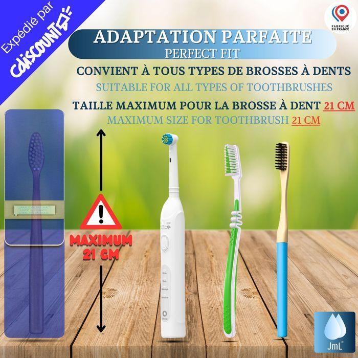 Pochette Brosse à Dents JaMoonLBV® - Étui de Voyage Étanche, Made in France