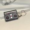 Funny Mini Radio Recorder Keychain Pendant Vintage Cassette Player Music Box Toys Creative Classical Bag Ornaments Keyring Gift