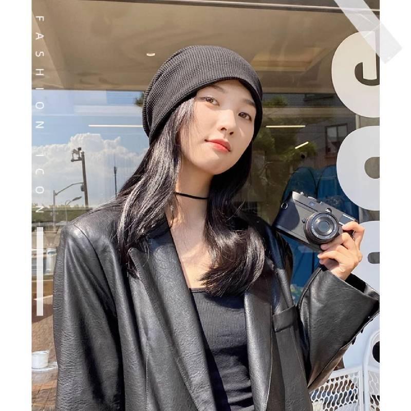 Baotou Spring Autumn Hat Double Pile Thickened Outdoor Riding Sports Warm Cap