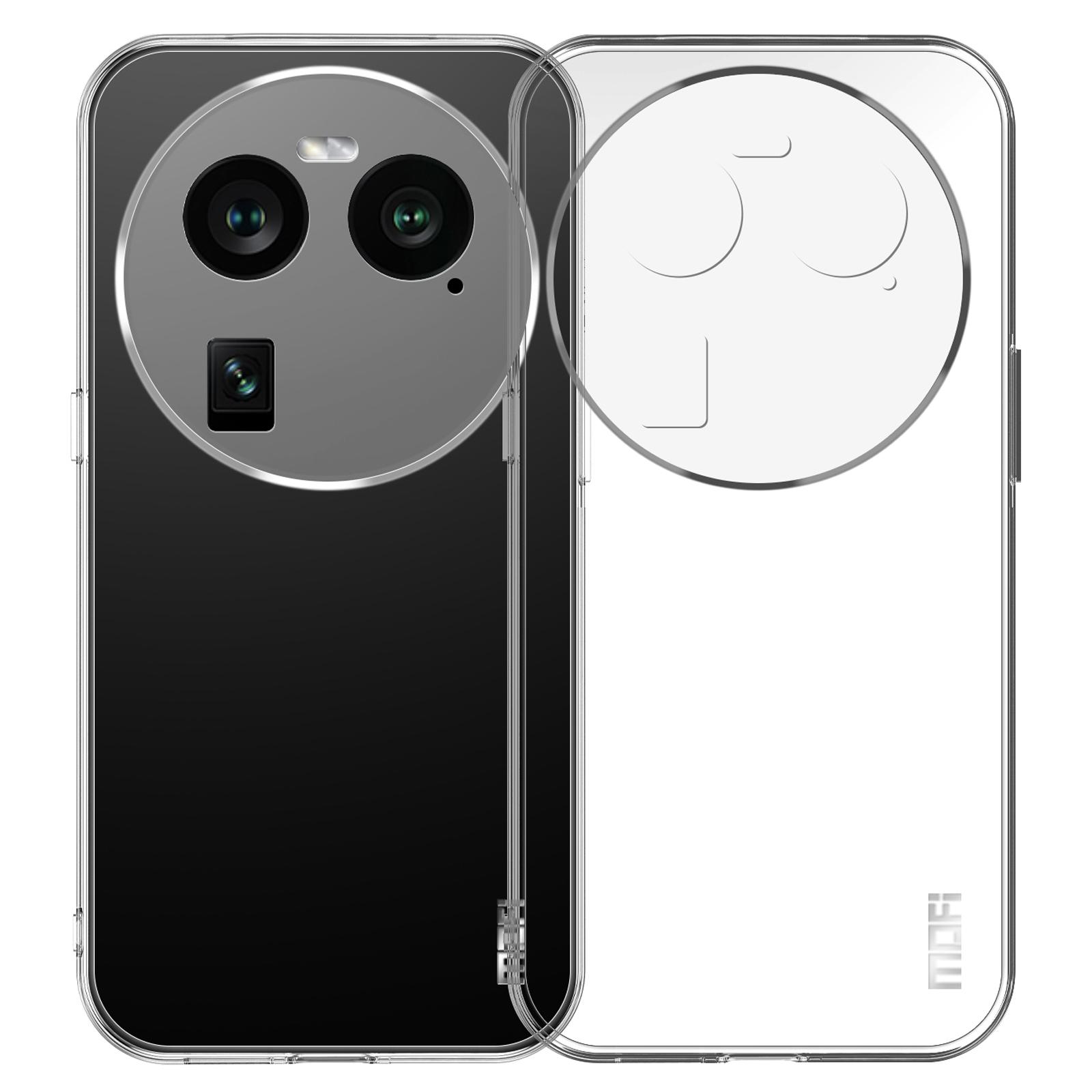 

MOFI For Oppo Find X6 Transparent Soft TPU Protective Case Shockproof Phone Cover A