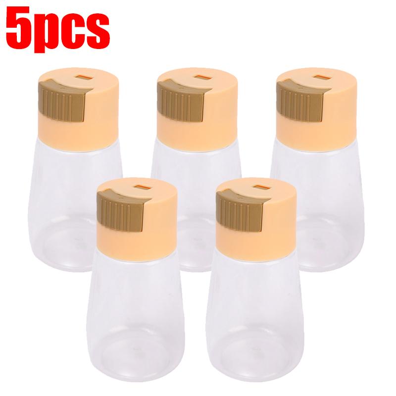 Kitchen Quantitative Salt Shaker Metering Seasoning Bottle Spice Pepper Sugar Dispenser Can Condiment Storage Jar Containers