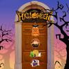 Halloween Party Decoration Holiday Themed Pumpkin Scene Door Hanging Wall Props