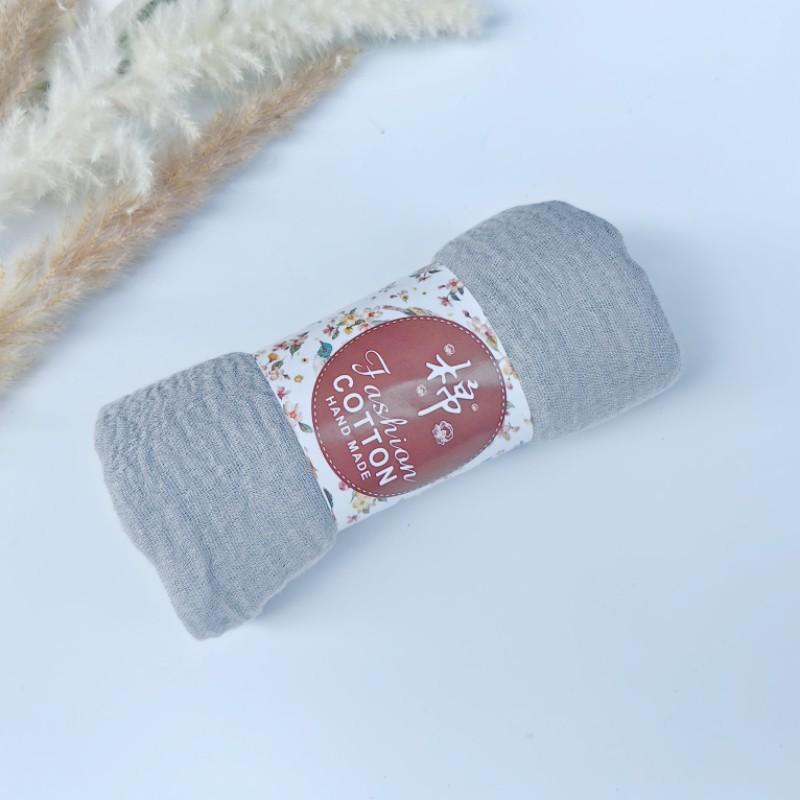 Monochrome Cotton And Linen Scarf, Beard Headscarf, Crumpled Scarf, Shawl, One Piece Will Be Sent On Behalf Of Wj01.