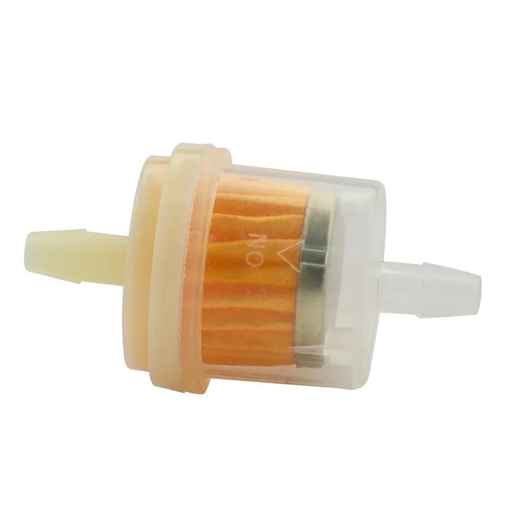 3 Stück Auto Dirt Pocket Bike Ölfilter Benzin Gas Adapter Benzin Flüssigkraftstofffilter für Roller Motorrad Motorrad Motor