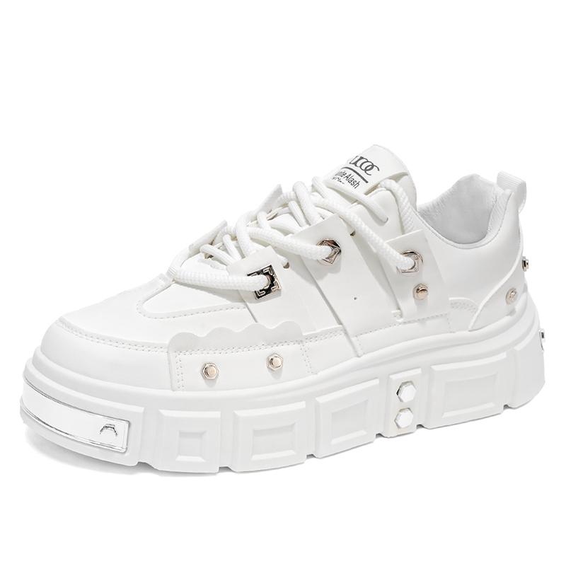 Autumn Fashion Original Men's Skateboarding Shoes Niche Design Sports Shoes Thick Soled Height Increasing Casual Sports Shoes