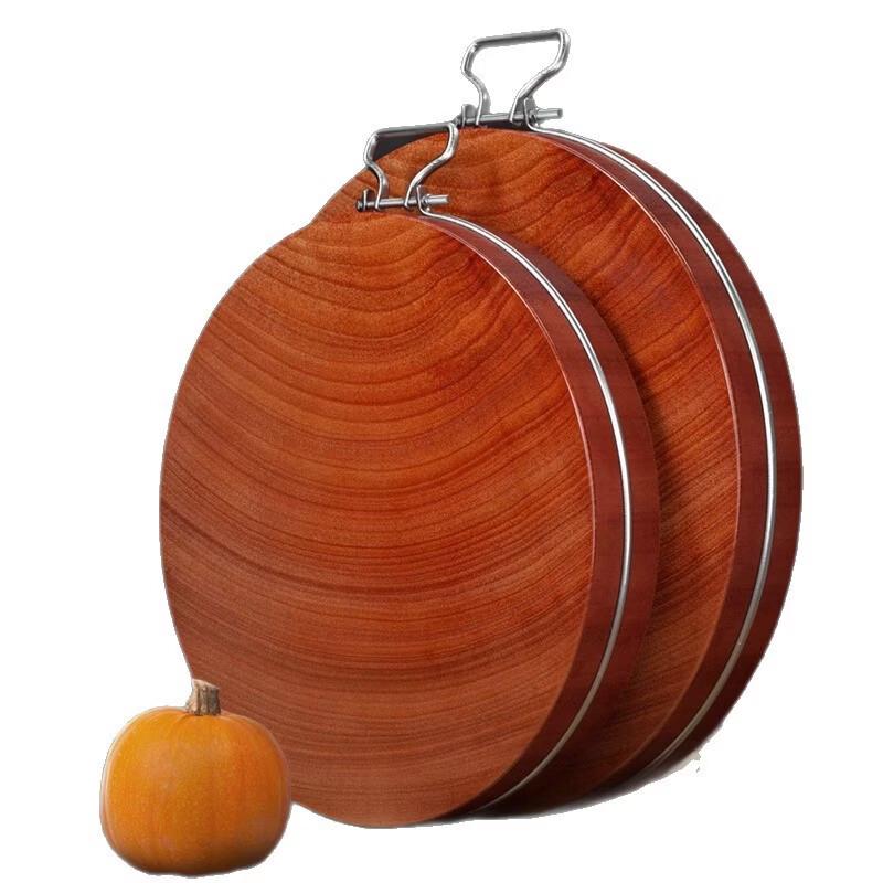 Zhi Shi Thick Round Solid Wood Cutting Board