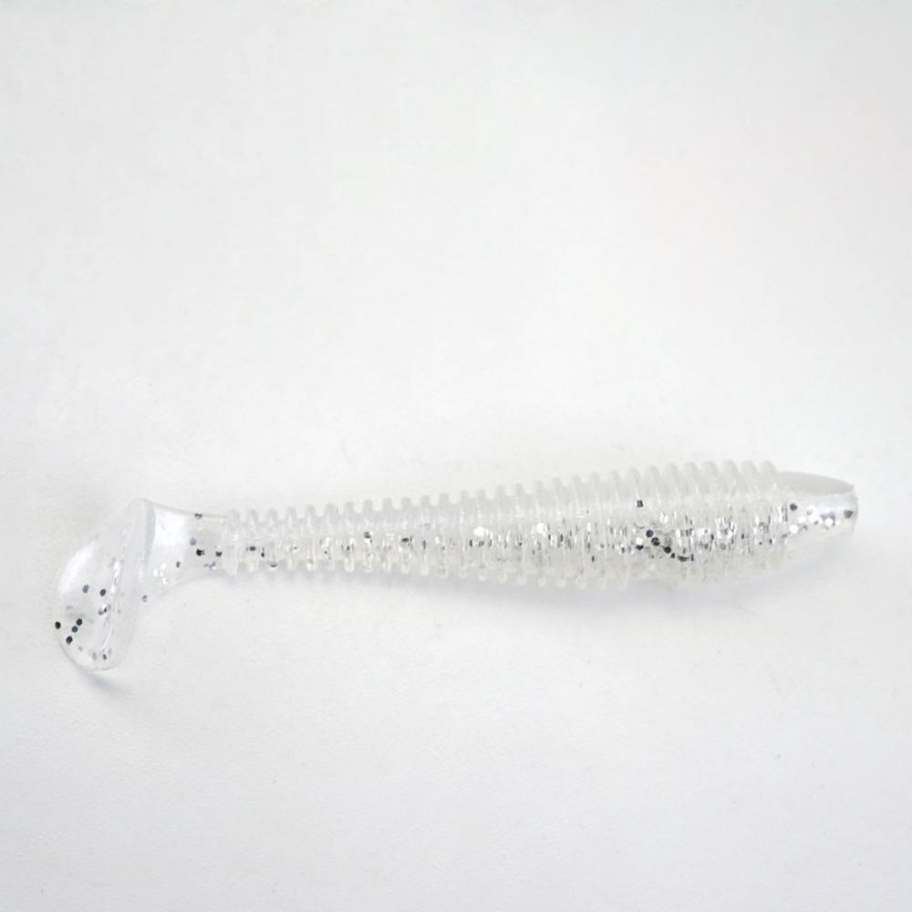

20PCS Micro Soft Fishing Lures T-tail Design Jig Wobblers Soft Fishing Tackle Pike Fishing E