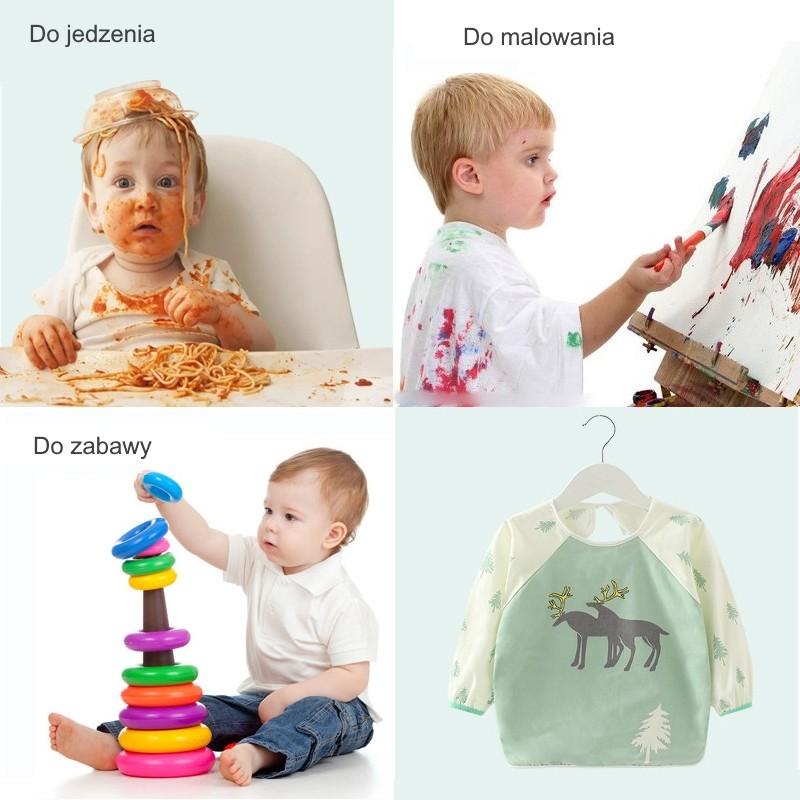 Elegant Premium Sleeved Food Bib