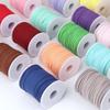 2mm Faux Leather Cord for Flower Bouquet Wrapping - Velvet Gift Ribbon for Florist DIY Projects, Large Roll