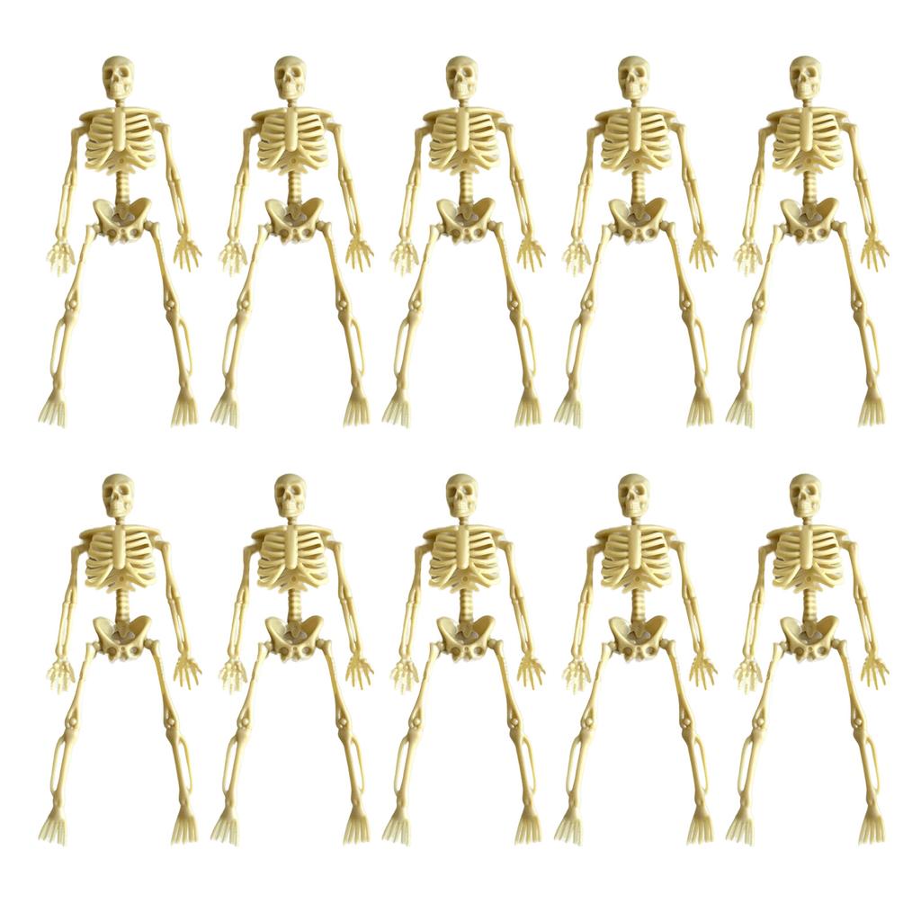 Unique Halloween Skeleton Figurine Set Halloween Skeleton Sculpture Ornament For Haunted House And Party Decoration