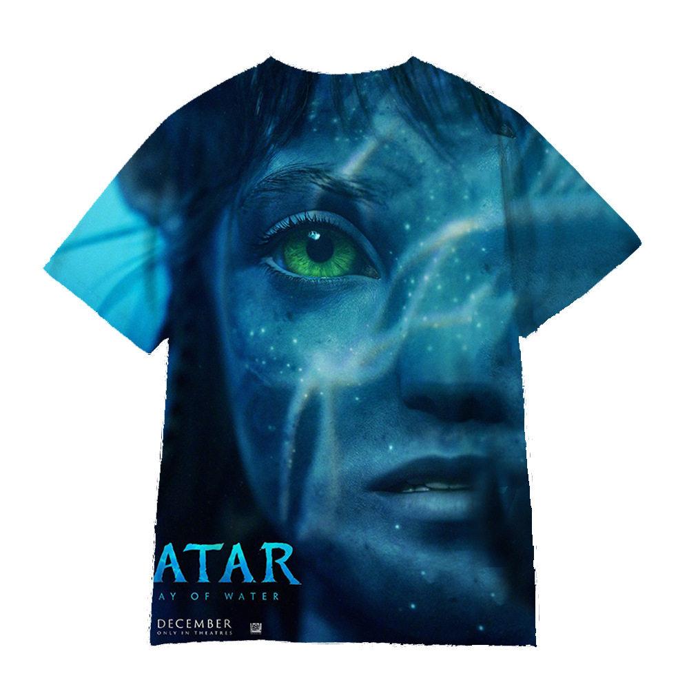 2026 Movie Avatar 3 Cartoon Print Children Outfit Breathable Trendy Boy and Girl Birthday Gift