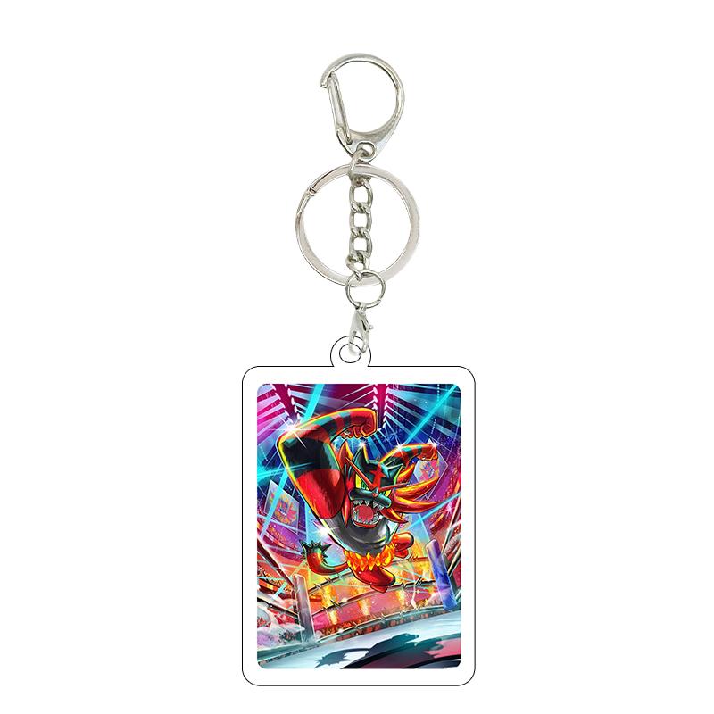1pc Anime Charizard Mewtwo Gardevoir Cartoon Cool Game Characters Self Made Acrylic Keychain 5cm Pendant Decor Gifts Wholesale