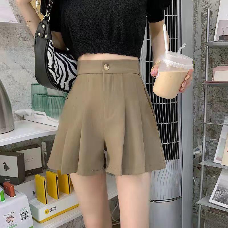 Women's Summer 2026 High-Waisted Loose Pleated Wide-Leg Petite Slimming Casual Pants