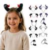 Bandeau Cornes de Diable Déguisement Halloween, Accessoire Cheveux en Plastique pour Adultes, Enfants, Fêtes et Accessoires de Photobooth