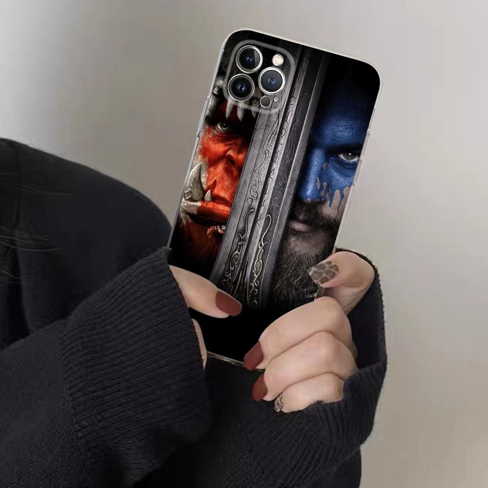 W-World Of W-Warcraft Phone Case For IPhone 16 15 8 7 6 6S Plus X SE XR XS 14 11 12 13 Mini Pro Max Mobile Case