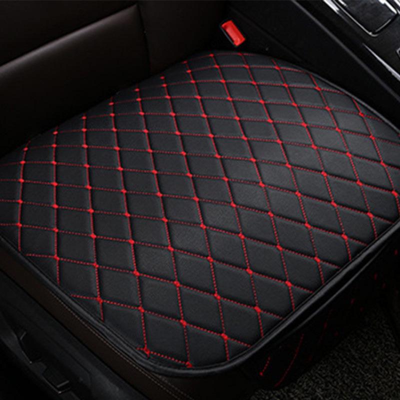 Nappa Leather Summer Car Seat Cushion Set - Durable, Non-Slip, Universal Fit for Five-Seat Vehicles