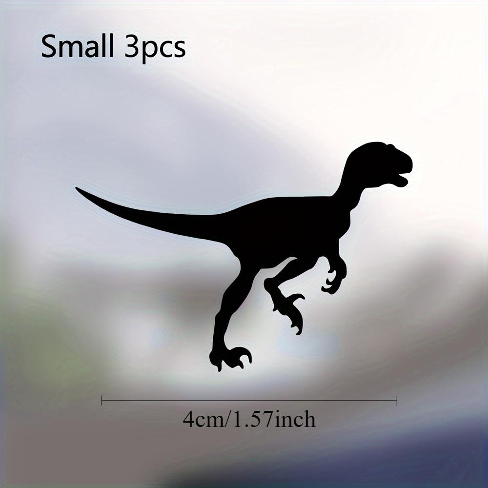 Dinosaur Silhouette Car Stickers Waterproof for Rearview Mirror Windows Animal Decoration Vinyl Decals Funny Auto Accessories