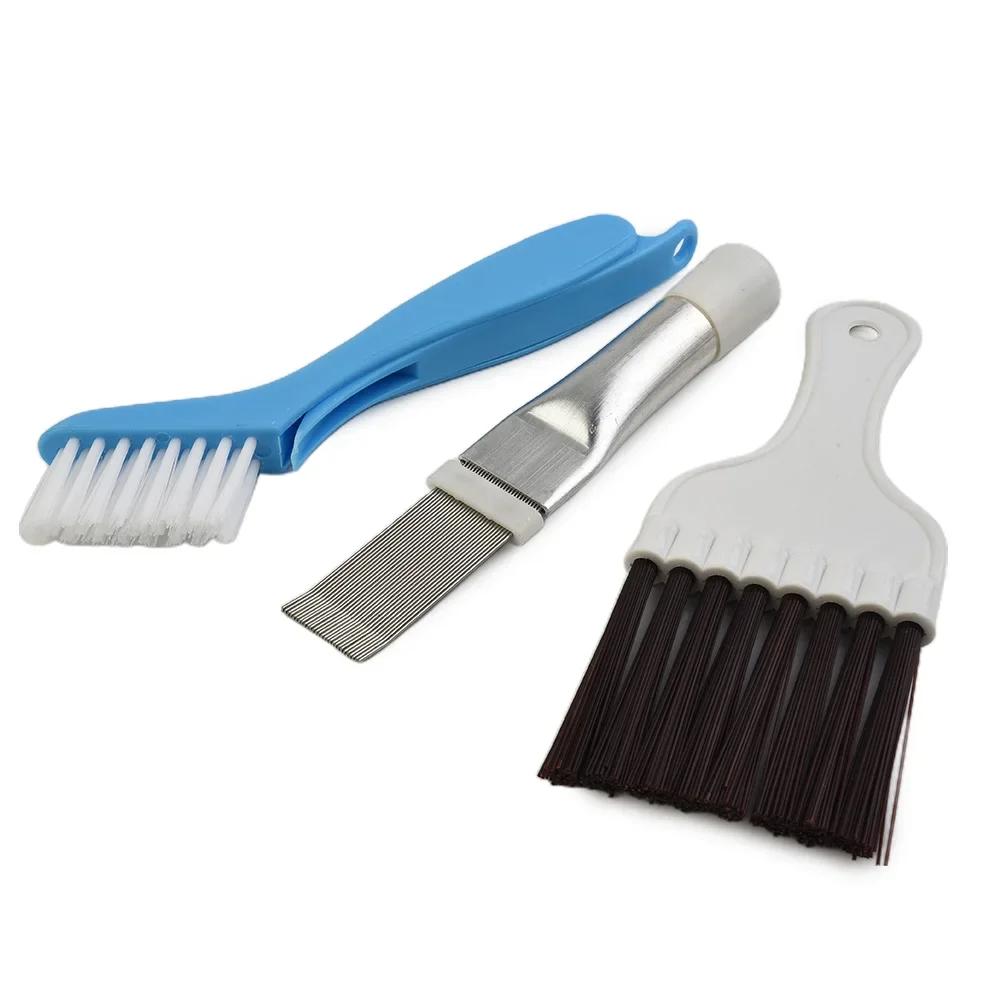 3Pcs/Set Fin Comb Cleaning Brushes Air Conditioner Condenser Radiator Fin Straighten Comb Cleaning Brush Household Cleaning Tool