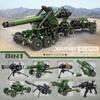 88033 Serie militar 8 en 1 Tom -M59 de patas largas ensamblaje de cañón modelo niño juguete de bloques de construcción