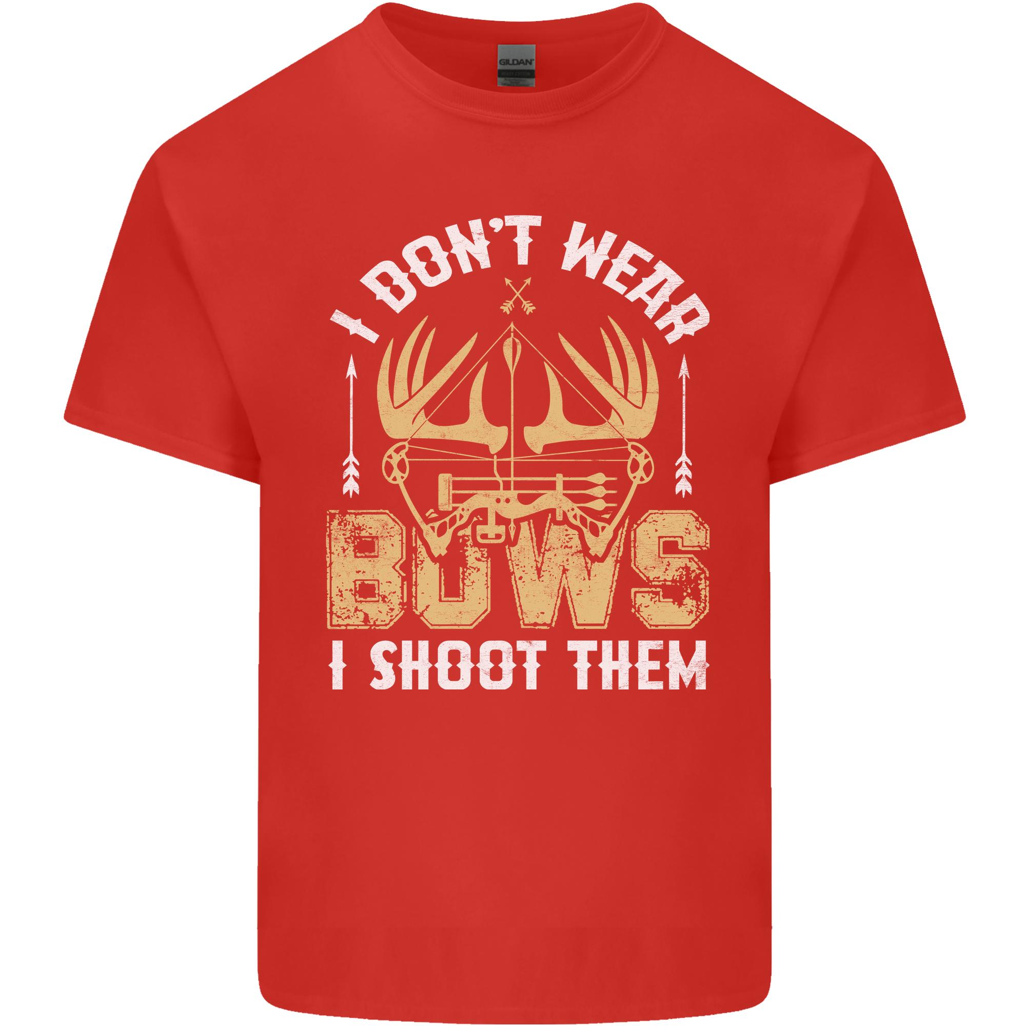 I Dont Wear Bows I Shoot Them Archery Unisexs Light Cotton TShirt S
