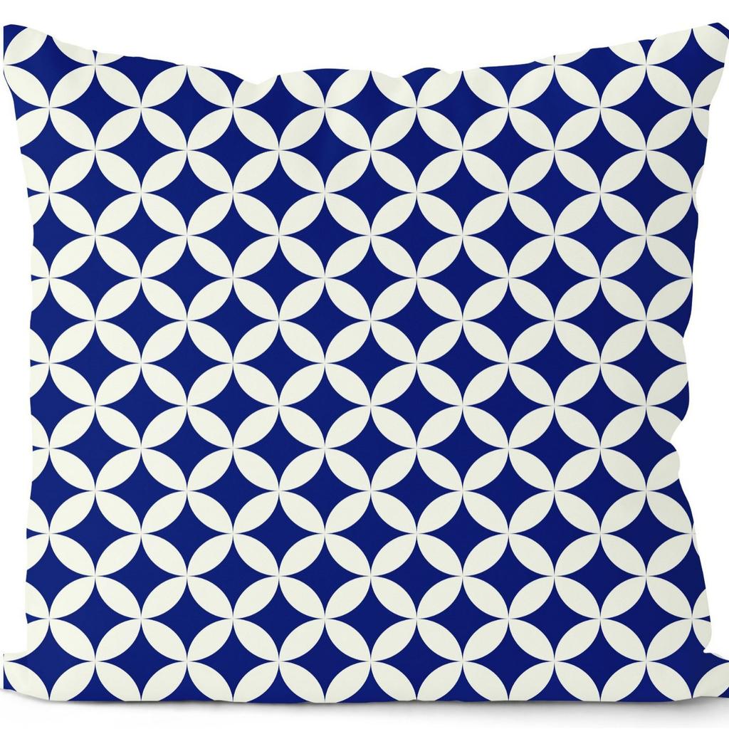 Neuer königsblauer geometrischer Kissenbezug Heimsofa-Kissenbezug