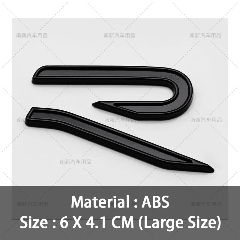 YKPSC1 VW 2026 Hot 3D ABS New R Badge Rear Trunk Emblem Car Stickers Decal For VW Volkswagen Golf 6 7 8 GTI MK6 Mk7 MK8 Car Styling Acc