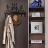 Temu Metal Owl Wall-Mounted Key Holder & Storage Rack