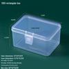 Rectangular Transparent PP Plastic Storage Box for Stationery, Cards, Hardware, Jewelry, and Fishing Gear