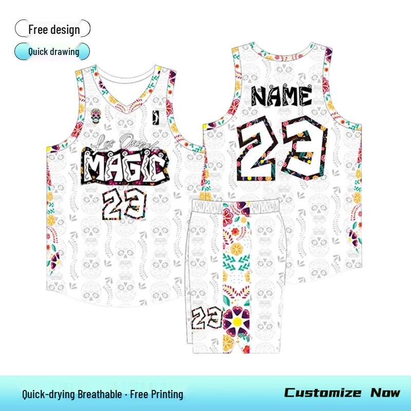 Men's Custom American Style Basketball Jersey Set