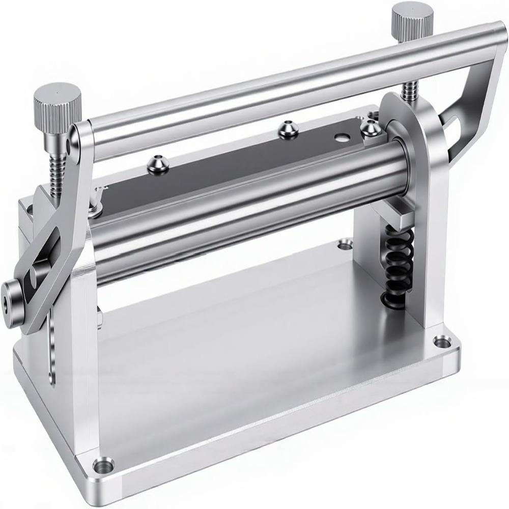 2pcs Adjustable Thickness Leather Splitter Tool Manual Peeling Machine Leathercraft Projects