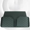Trunk Storage Box: Multifunctional Folding Car Organizer with Logo-Printed Leather