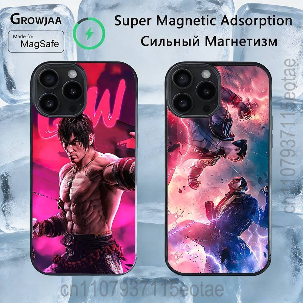 Game T-Tekken 8 For IPhone 17,16,15,14,13,12,11,Pro,Max,Plus,Mini,SE4,E Protective Magnetic Case Cover