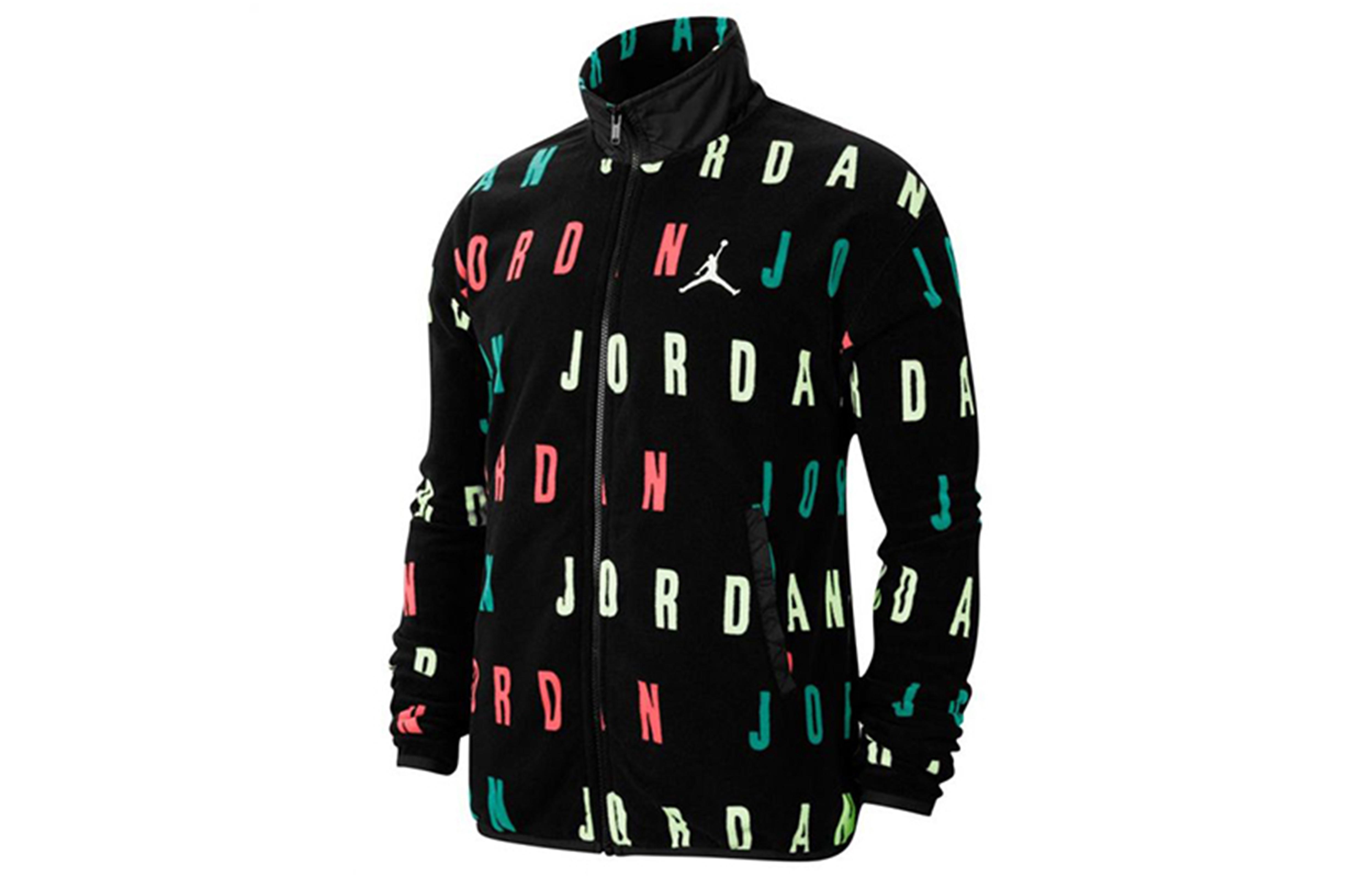 Jordan Jacken Herren Schwarz Stehkragen Verdickt Sonstige XL black