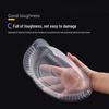 Transparent Disposable Round Plastic Plates