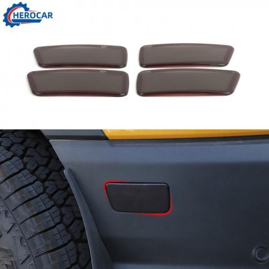 Front Rear Wheel Eyebrow Light Lamp Decoration Cover for Ford Bronco Sport +