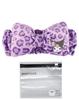 Sanrio Hairband, Face Wash, Sports Headband, Leopard Print, Kuromi Set (Hairband, Slider Bag)