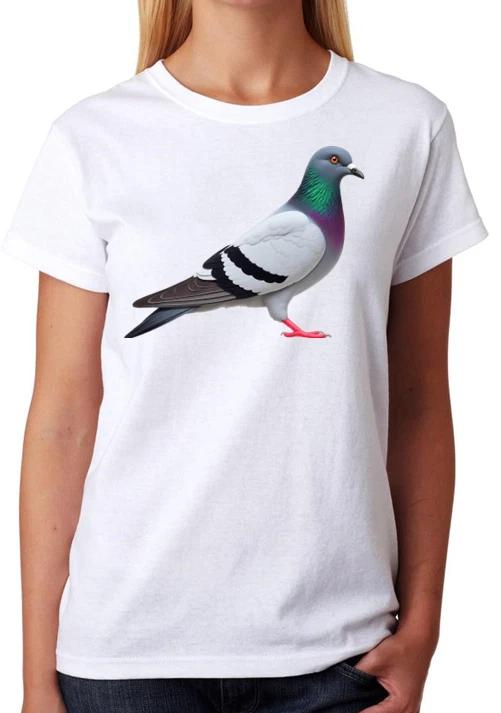 Pigeon Ladies T-Shirt L