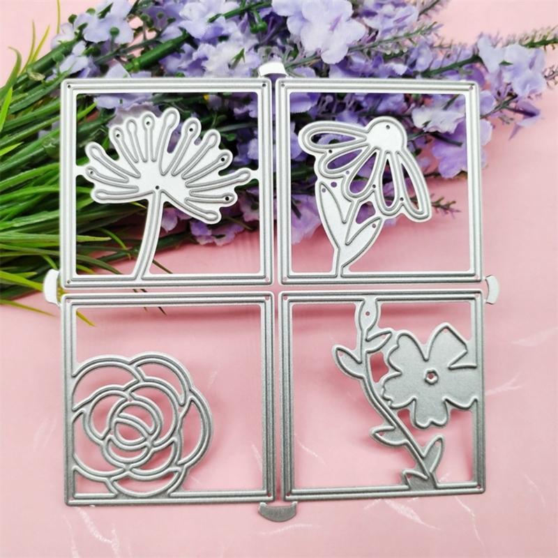 Rose Flower Metal Cutting Dies DIY Craft Carbon Steel Embossing Template Stencil Scrapbooking for Card Die Cuts Mold