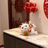 Decorative Cat Statue Resin Animal Sculpture Modern Tabletop Figurine Art Home Decor for Festival Entrance