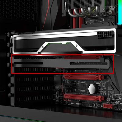 Durable Aluminum Gpu Graphics Card Bracket, Holder, L-Shaped Support, Universal Heatsink, Motherboard