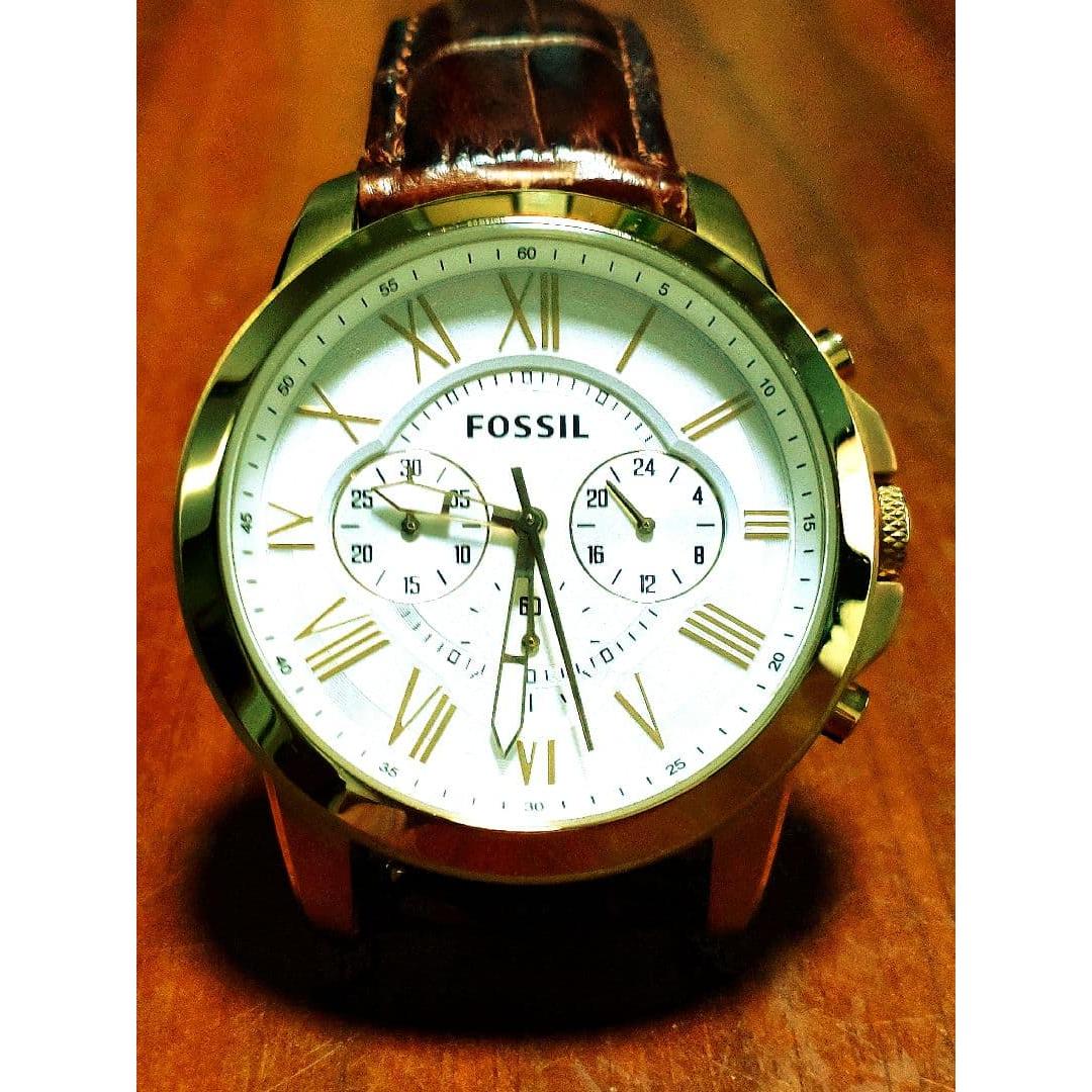 Used FOSSIL Men s Chronograph Quartz Watch Working Item