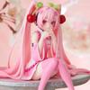 New Hatsune Miku Anime figure Pink dress PVC model action toys Cherry pink cherry blossom decoration collect gifts