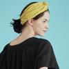 CHIQUITA Turban Hairband (Linen) Mustard 232705SMS
