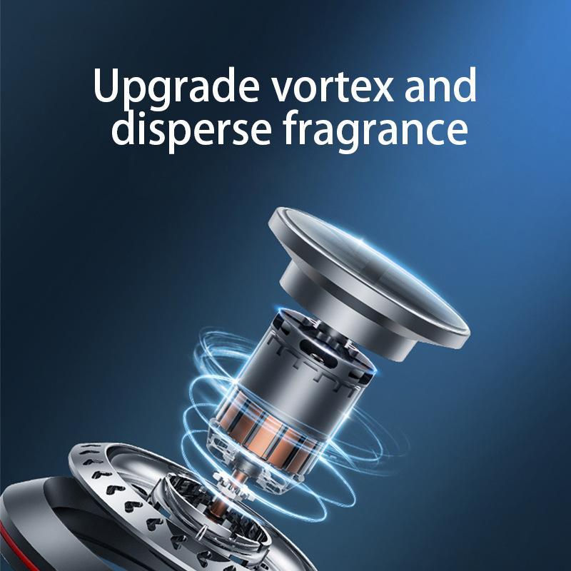 Solar Car Perfume Diffuser Ornaments Long Lasting Fragrant Car Air Fresheners Microwave Molecular Instrument Sensing Freshener